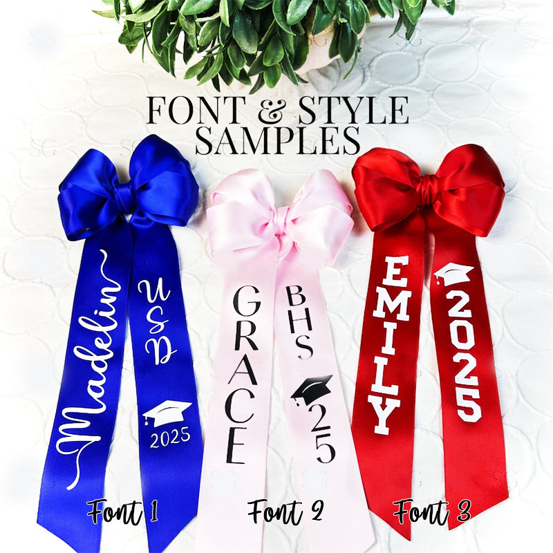 2025 Graduation gift lei with personalized bow for high school college