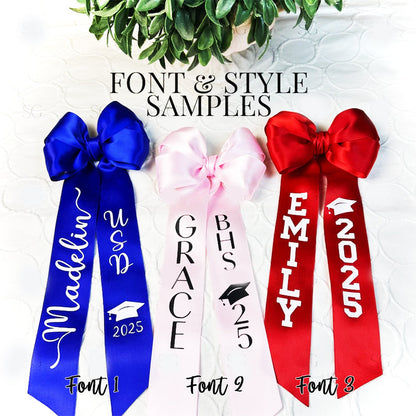 2025 Graduation gift lei with personalized bow for high school college