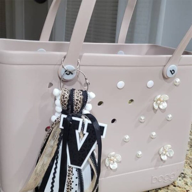Monogram bag tag, bag charm, acrylic bag tag, beach bag tag, pool bag charm