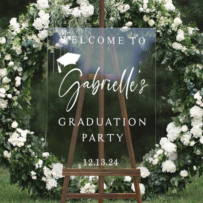 Graduation Party Welcome Sign, Graduation Party Decor Sign