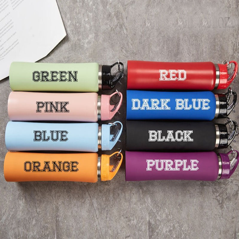 Engraved Water Bottles with Straw,Insulated Water Bottles