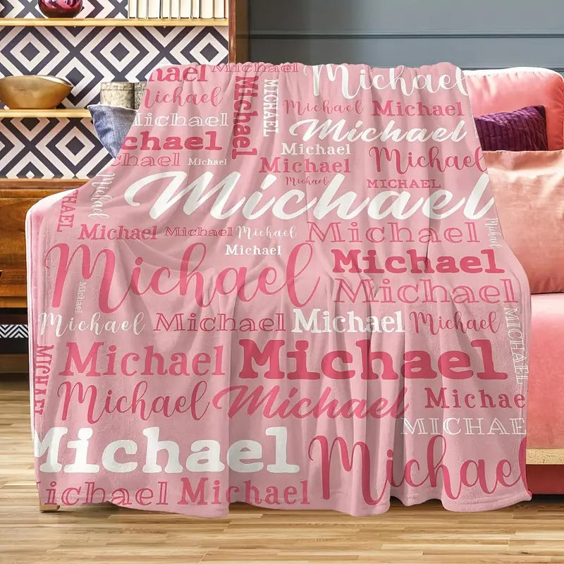 Personalized & Customizable Name Blanket