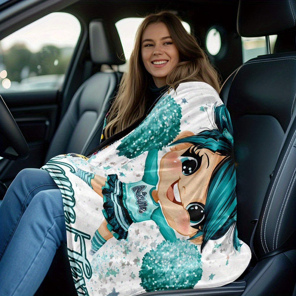 Custom Name Cheerleaders Blanket