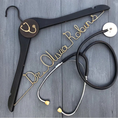 Unique Gift for Doctor, Birthday Gift for Doctor, Personalized Coat Hanger Graduation Gift