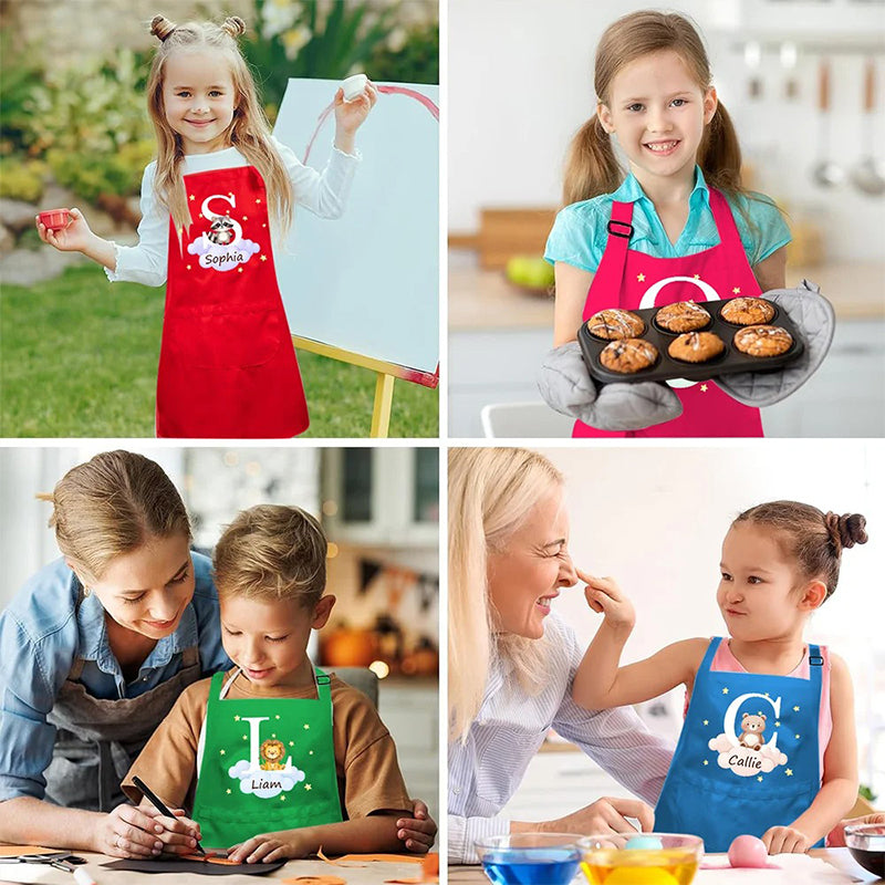 Personalized Animal Elephant Adjustable Kid Apron