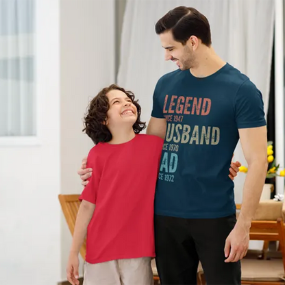 Personalised Legend Since T-Shirt: Custom Dad