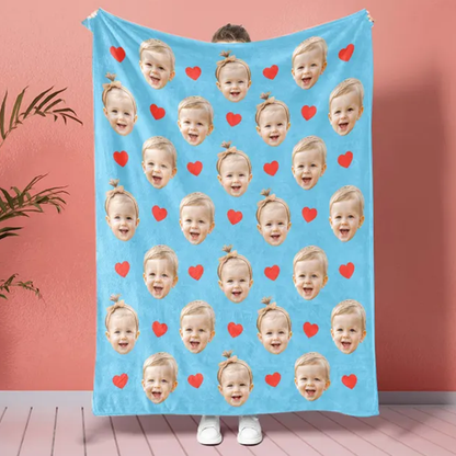 Custom Photo Blanket, Custom Blanket With Picture