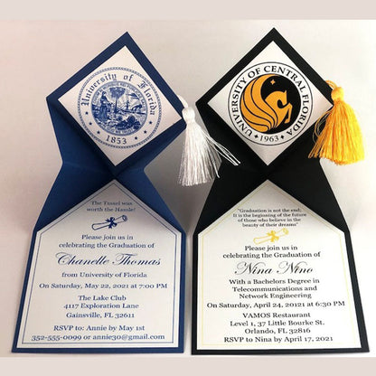 Graduation Invitation 2026 (5 pieces), College Graduation Announcement, High School Grad Party Invites