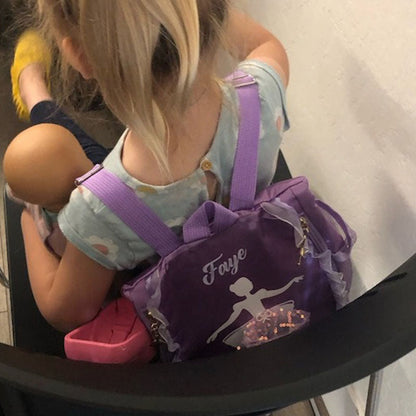 Dance Bags| Personalized Name Ballerina Backpacks