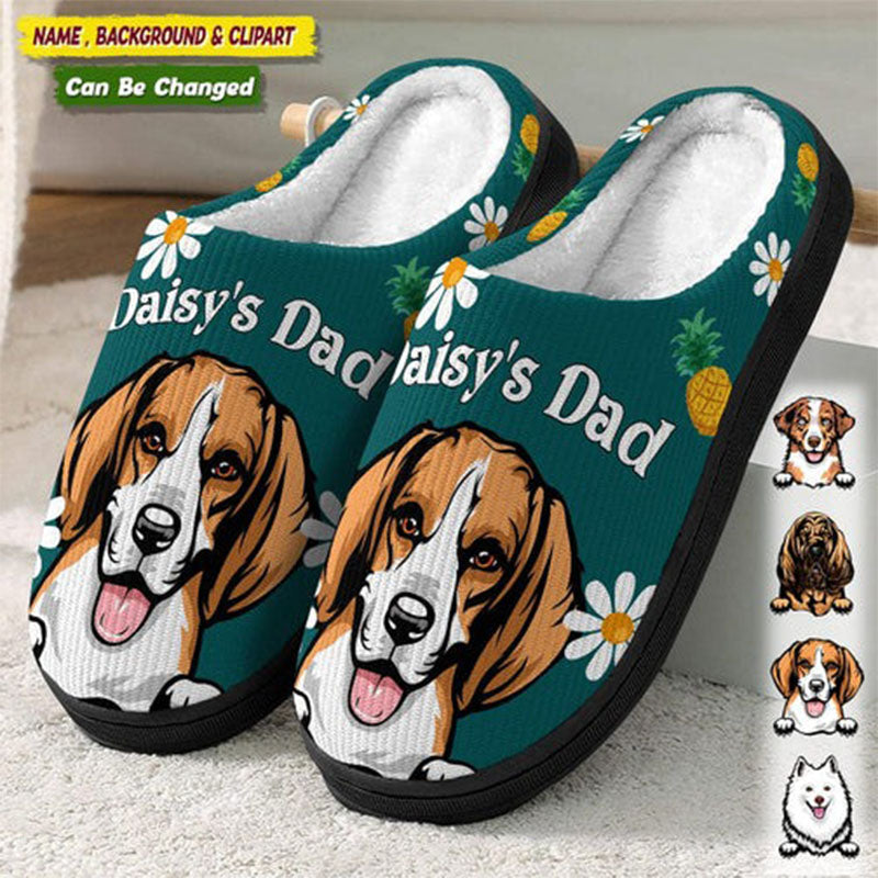Accessories Pattern Dog Cat Plush Slippers