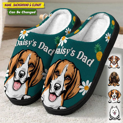 Accessories Pattern Dog Cat Plush Slippers