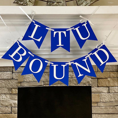 COLLEGE BOUND Banner Personalized University College Name Banner Graduation Gift