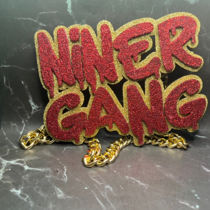 49er Niner Gang Niner Empire Chains Bling chain