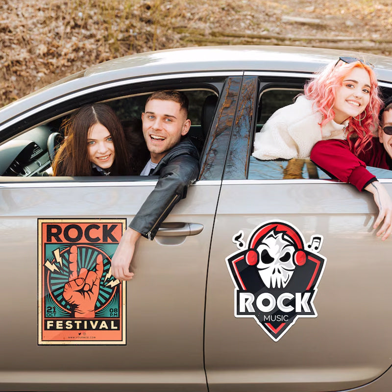 Custom Car Magnet with Your Logo - Magnetic Car Signs with Your Design