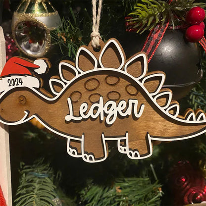 Dinosaur Ornament | Personalized Dinosaur Ornament