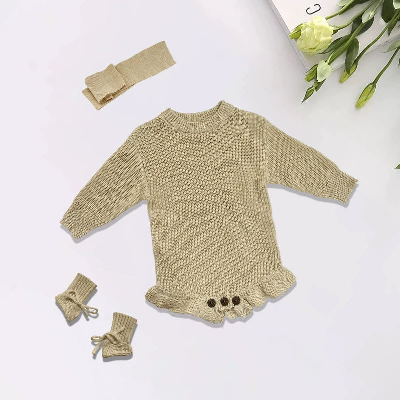 Personalized Embroidered Baby Romper, Baby Name Ruffle Romper