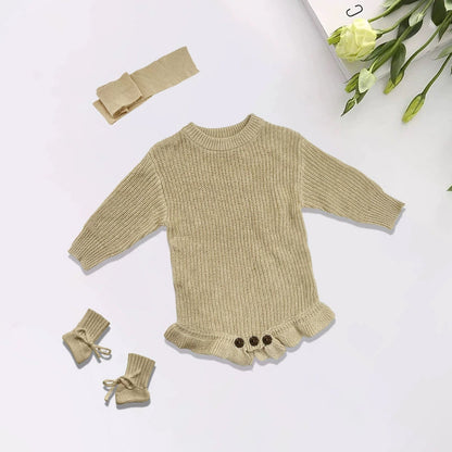 Personalized Embroidered Baby Romper, Baby Name Ruffle Romper