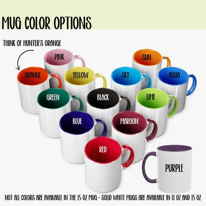 Repeating Name Personalized Mug Birthday Gift for Dad Custom Coffee Mug