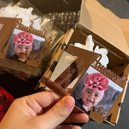 Custom Birthday Photo Magnets  Baby Picture Frames