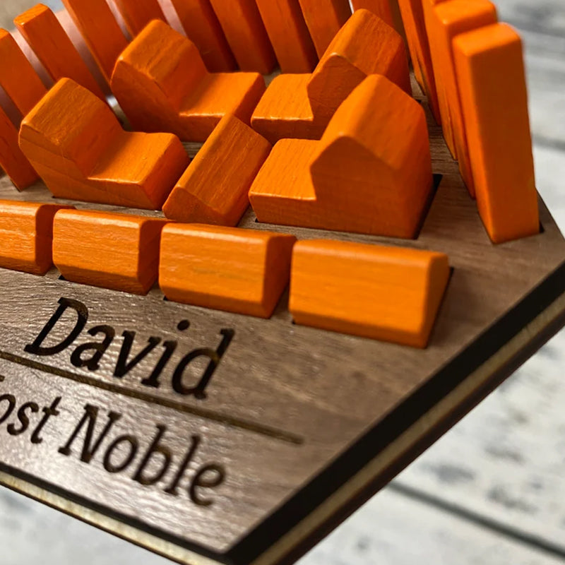 Personalized Game Piece Holders for popular game board