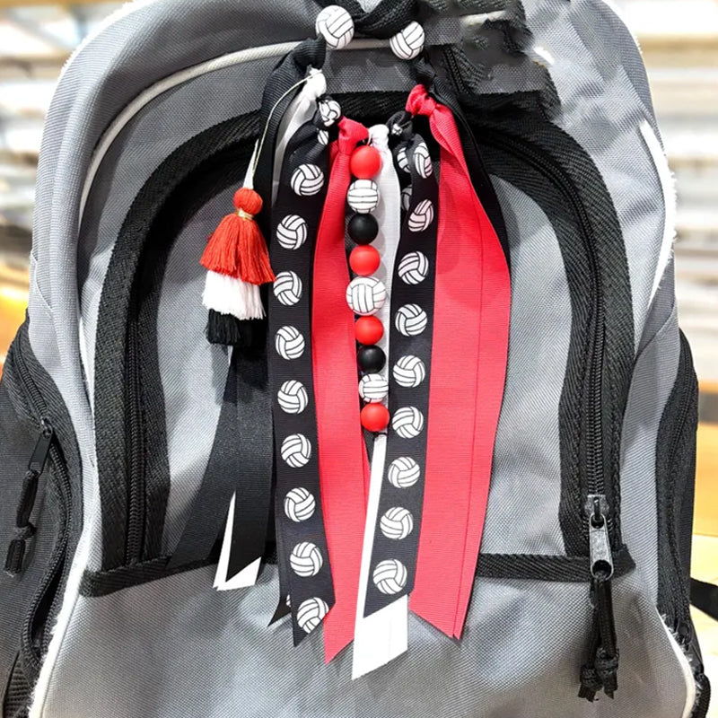 Personalized Volleyball Player Bag Charm, Volleyball Mom Bag Charm