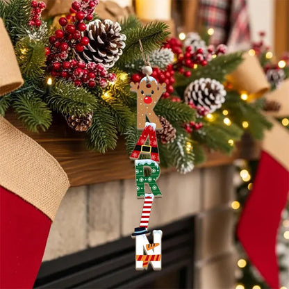 Personalized Christmas Name Letter Ornament 2025