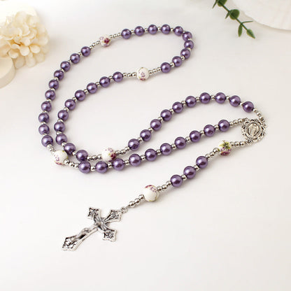 Personalized PU Leather Rosary Coin Purse with Name