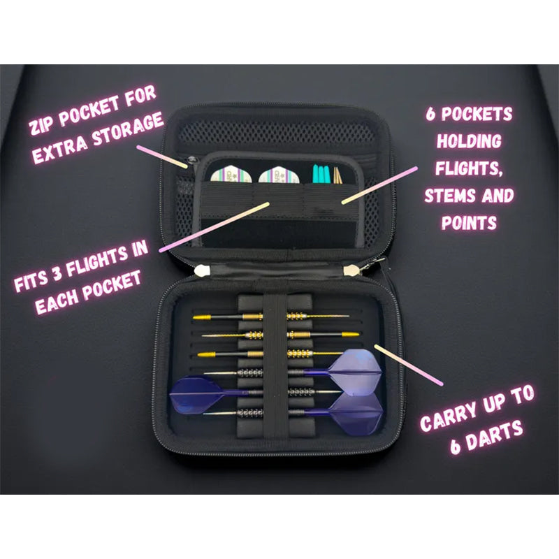 Personalized Dart Case: Custom Design, Dart Storage Available In XL Or Small