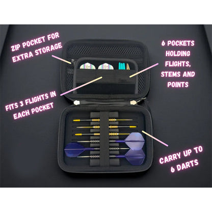 Personalized Dart Case: Custom Design, Dart Storage Available In XL Or Small