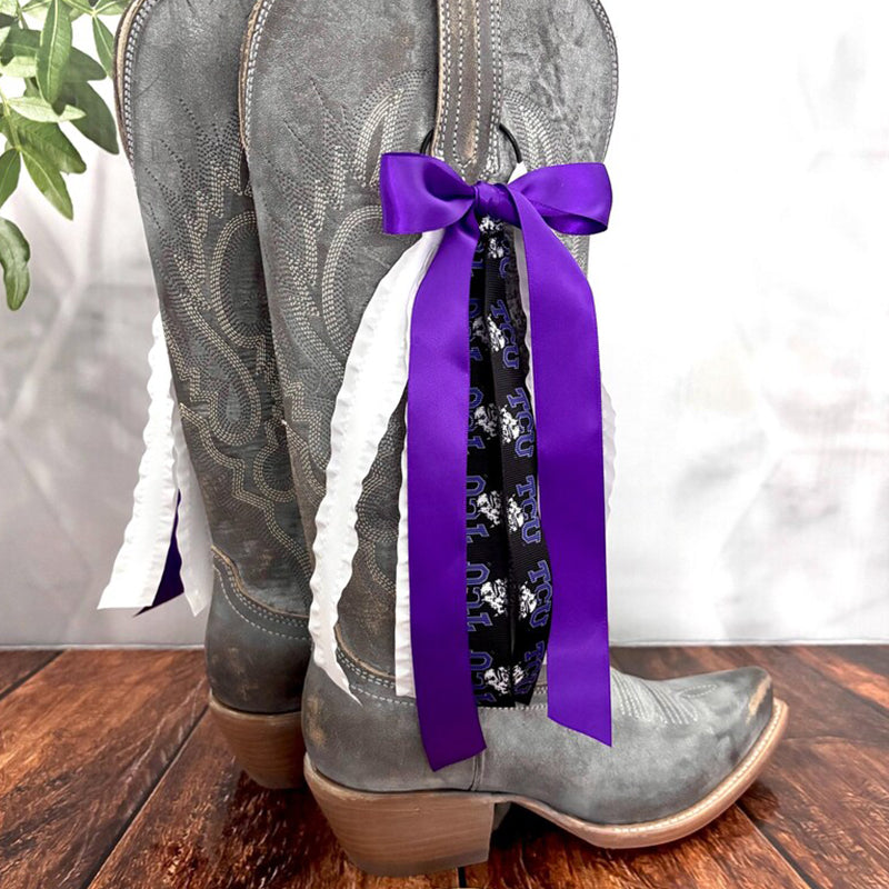 School Spirit Boot Bows, Bows for Boots, Pair