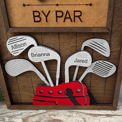 Personalized Dad or Grandpa Golf Sign
