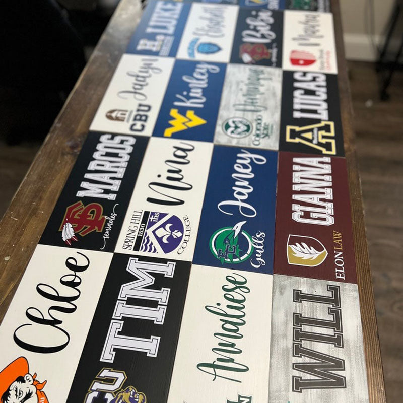 Personalized College Signs