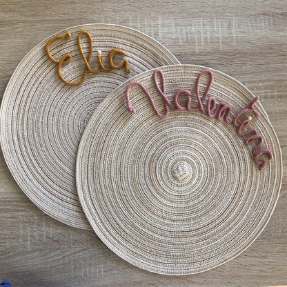 Placemat with name