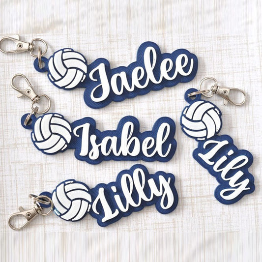 Soccer Volleyball bag pack tag-Soccer Volleyball Gift ideas-Team Sport bag tag