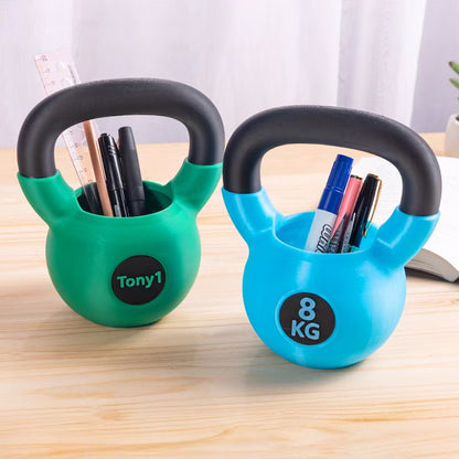 Personalized Text Kettlebell Pencil Holder