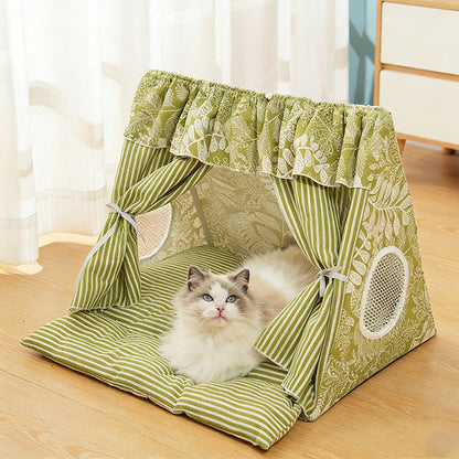 Personalized Cat Tent Custom Embroidered Name