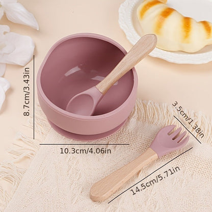 Personalized Microwave Safe Durable Silicone Feeding Bowl