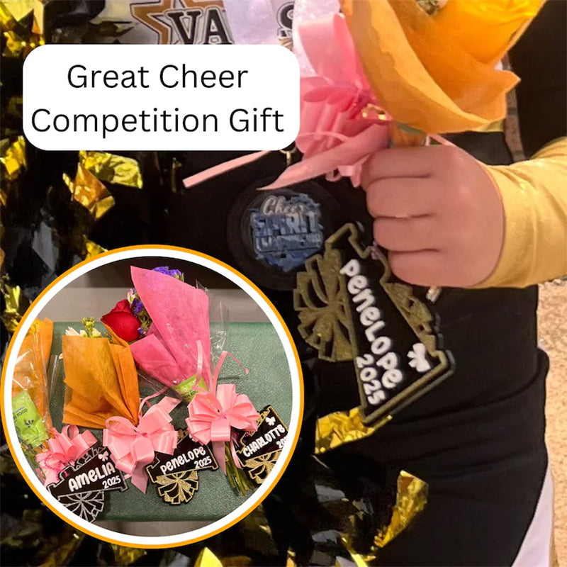 Custom Cheerleader Bag Tag Team Spirit Gift Cheerleader Competition Gift
