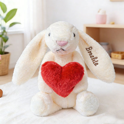 Personalised Easter Embroidered Bunny Rabbit,Custom Bunny Rabbit Plush Toy