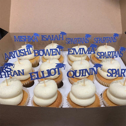 Graduation decorations 2025, ustom Cupcake Toppers