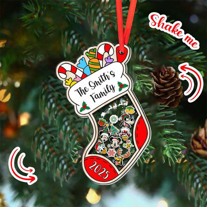 Personalized Family Christmas Stockings Ornament
