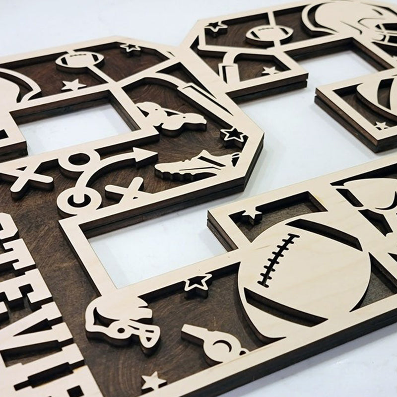 Custom Football Senior Player Numbers and Letters, Senior Football Player Gifts, Coach Gifts