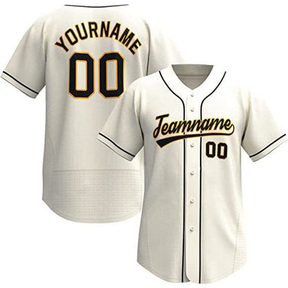 Personalized Team Name And Number Baseball Jersey, Custom Baseball