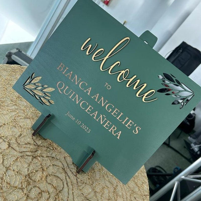 Welcome Wedding Sign - Bridal Shower Welcome Sign - Welcome Sign Wedding Modern