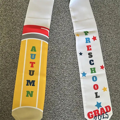 Kindergarten Graduation Stole For Kids, Preschool Graduation Stole With Name