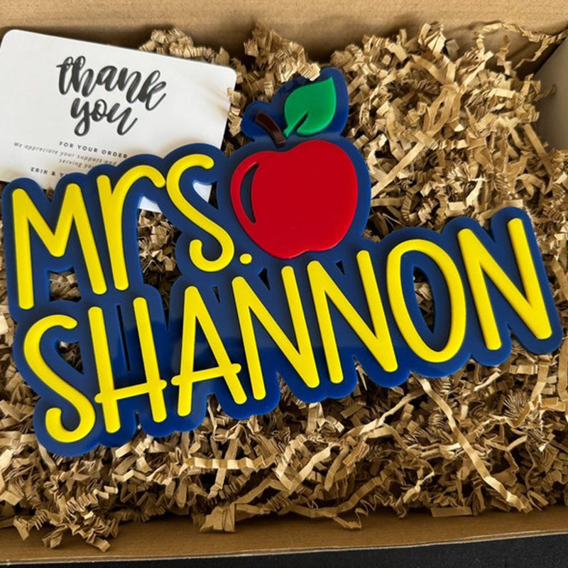 Teacher Desk Sign, Teacher Gift, Classroom Decor