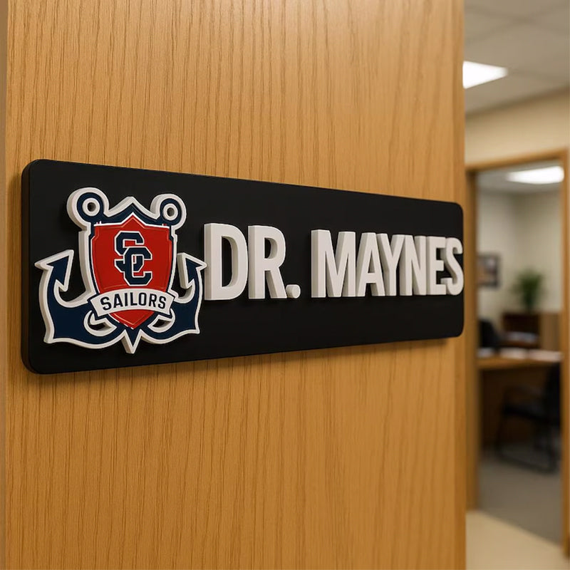 Custom Office Name Plate