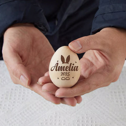 Wooden Easter Eggs, Personalized Wooden Egg