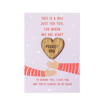Pocket hug token love gift | thinking of you | miss you isolation gift missing you