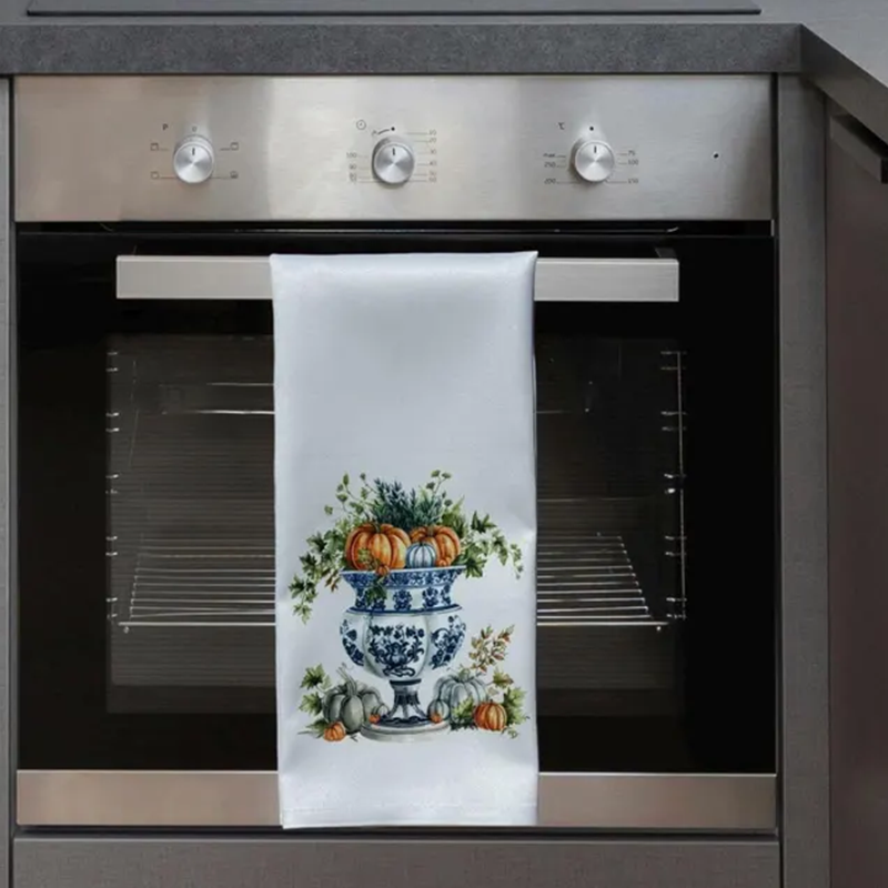 Personalized Fall Kitchen Towel